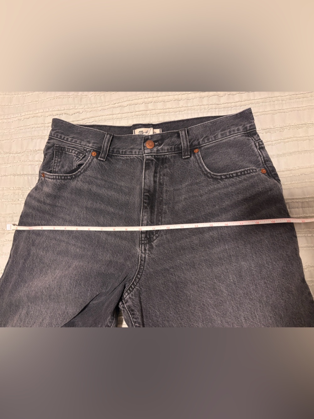 Madewell Super Wide Leg Black Jeans Size 30 - Picture 13 of 13